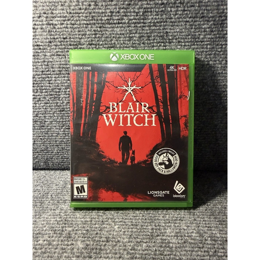 Blair Witch Microsoft Xbox One Complete Case Disc Lionsgate 4k
